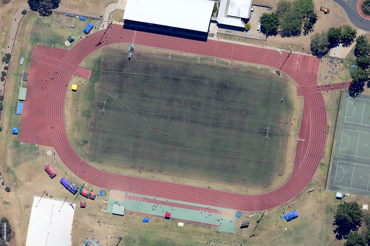 UQ Track_Aerial image
